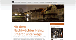 Desktop Screenshot of nachtwaechter-schwaebisch-hall.de